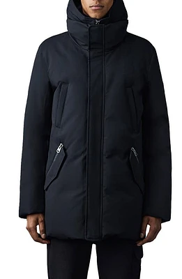 Mackage Edward Water Repellent Down Parka with Removable Bib Black at Nordstrom,