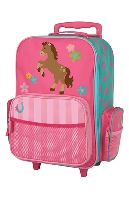 Stephen Joseph 18-Inch Rolling Suitcase in Girl Horse at Nordstrom