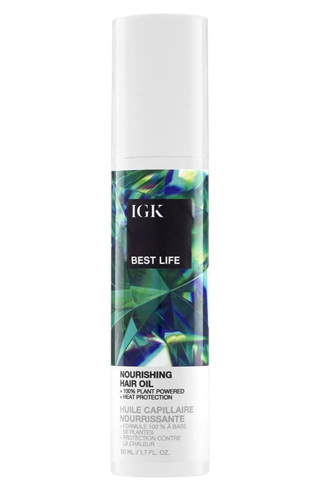 IGK Best Life Nourishing Hair Oil at Nordstrom, Size 1.7 Oz