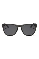 DIFF Darren 55mm Polarized Square Sunglasses in Black Smoke Crystal at Nordstrom