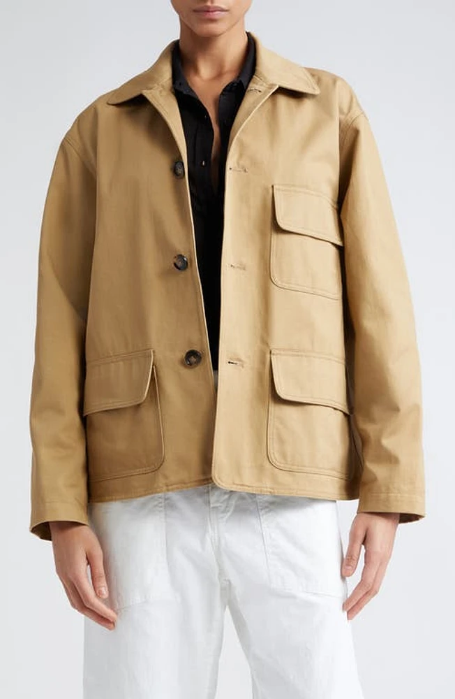 Nili Lotan Cowan Cotton Coat at Nordstrom,