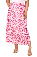 halogen(r) Printed Maxi Skirt Vivid Plum Purple at Nordstrom,