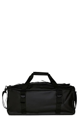 Rains Trail Mountaineer Duffle Bag in Black at Nordstrom