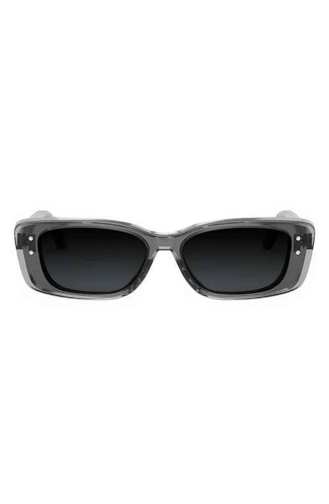 ‘DiorHighlight S2I 53mm Rectangular Sunglasses in Grey/Other /Gradient Smoke at Nordstrom