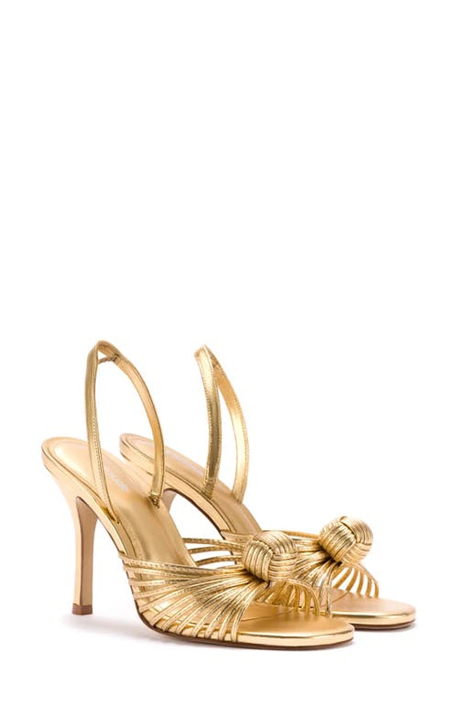 Larroudé Valerie Slingback Sandal Gold at Nordstrom,