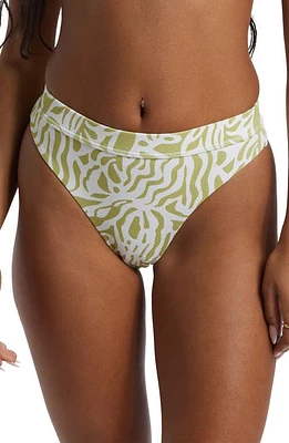 Billabong La Cala Maya High Cut Bikini Bottoms Moss Joy at Nordstrom,