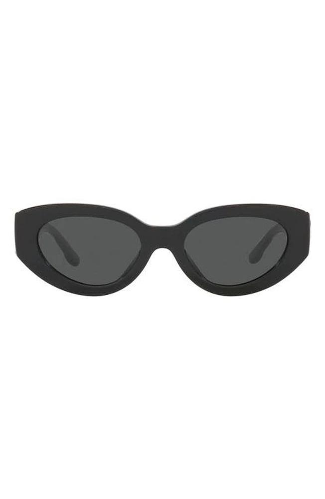 Tory Burch 51mm Cat Eye Sunglasses in Black at Nordstrom