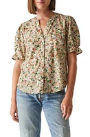 Michael Stars Roxanne Short Sleeve Button-Up Shirt Combo at Nordstrom,