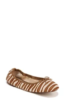 Sam Edelman Felicia Flat - Wide Width Available Camel Calf Hair at Nordstrom,