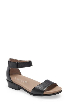 bettye muller Bello Leather Ankle Strap Sandal Black-Tl at Nordstrom,