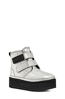 UGG(r) Kids' Neumel Platform Water Resistant Boot Silver Metallic at Nordstrom, M