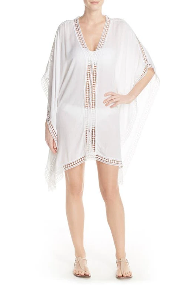 Tommy Bahama Lace Trim Cover-Up White at Nordstrom,