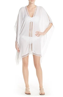 Tommy Bahama Lace Trim Cover-Up White at Nordstrom,