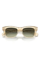 Oliver Peoples Ms. Oliver 51mm Gradient Square Sunglasses in Green at Nordstrom