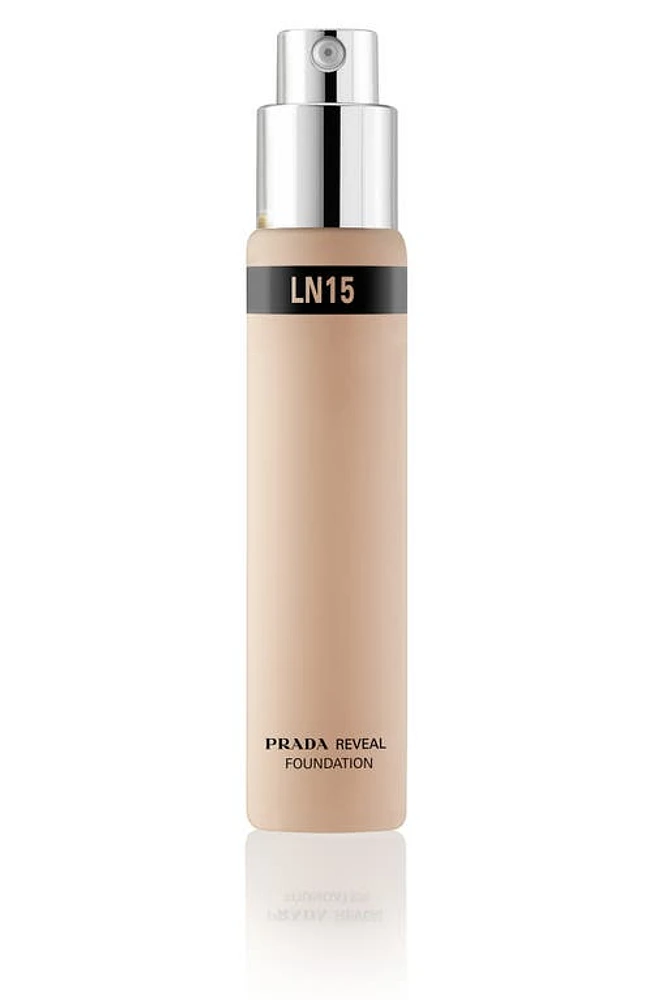 Prada Reveal Skin Optimizing Soft Matte Foundation Refill in Ln15 at Nordstrom