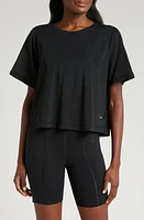 Nike One Classic Breathe Dri-FIT Crop Top Black/Black at Nordstrom,