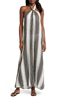 Elan Halter Neck Cover-Up Maxi Dress at Nordstrom,