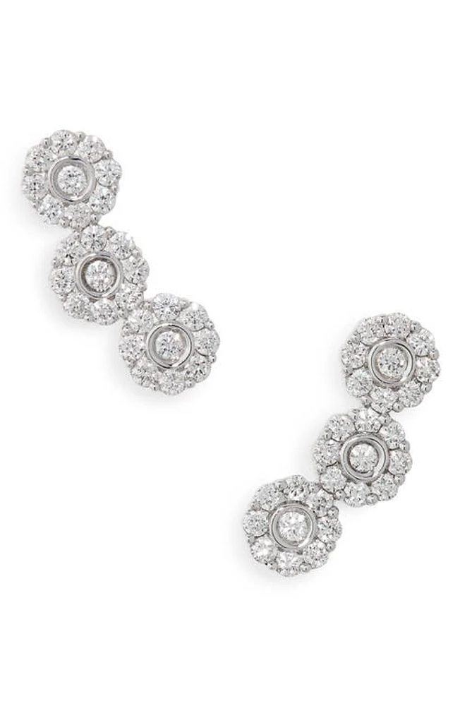 Hueb Diamond Flower Earrings at Nordstrom