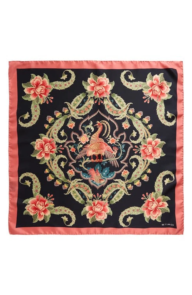 Etro Turandot Silk Scarf in Print/Blue at Nordstrom