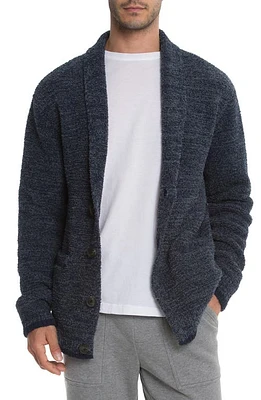 Barefoot Dreams Shawl Collar Cardigan Indigo/Pacific Blue at Nordstrom,