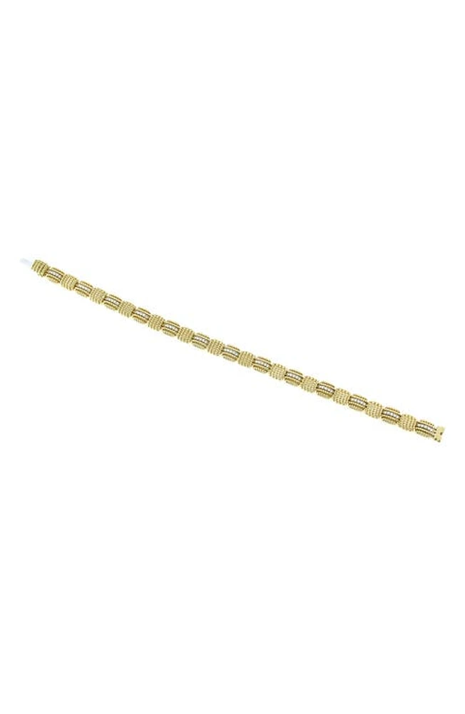 Roberto Coin Opera Diamond Bracelet in Yellow Gold/Diamond at Nordstrom, Size 7