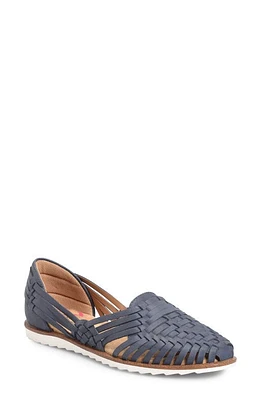 Comfortiva Ranier Huarache Flat Navy at Nordstrom,