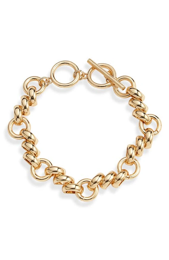 Nordstrom Staggered Chain Bracelet in Gold at Nordstrom