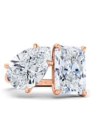 HauteCarat Lab Created Diamond Ring in 14K Rose Gold at Nordstrom