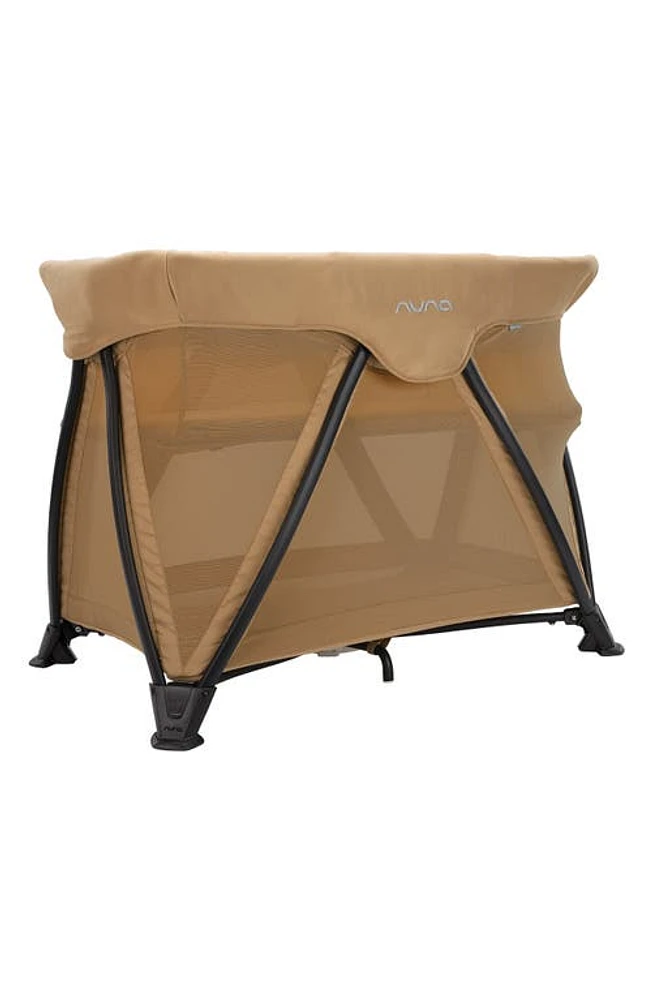 Nuna COVE Aire Go Travel Crib in Camel at Nordstrom