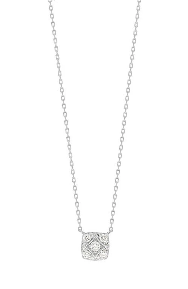 Bony Levy Mika Diamond Pendant Necklace in 18K White Gold at Nordstrom