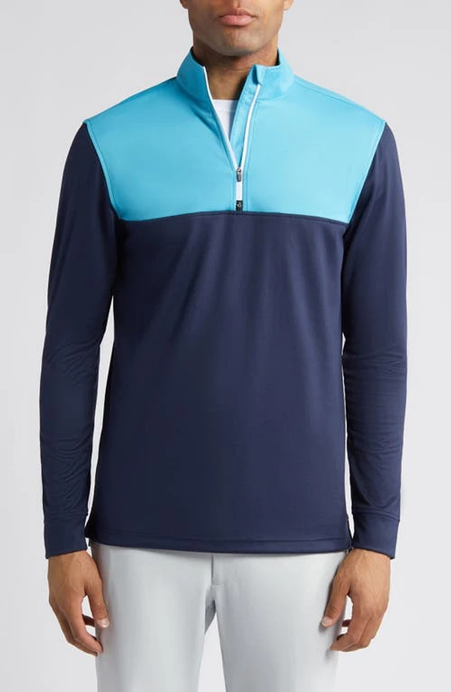 Swannies Eli Quarter Zip Golf Pullover Maui at Nordstrom,