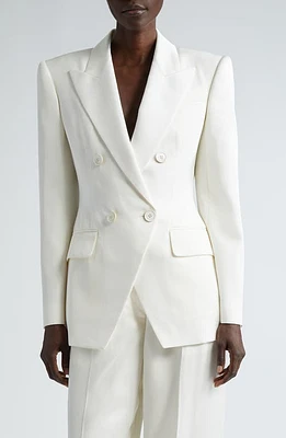 Alexander McQueen Structured Double Breasted Sport Coat Ivory at Nordstrom, Us