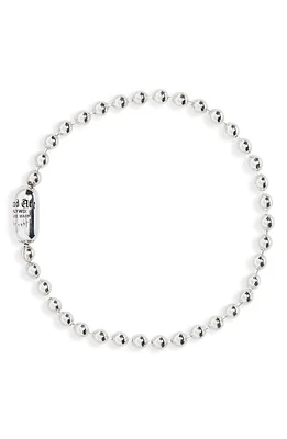 Good Art Hlywd Men's Logo Pop Lock Ball Chain Bracelet in Silver at Nordstrom