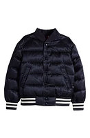 Moncler Kids' Dives Down Bomber Jacket Blue at Nordstrom,