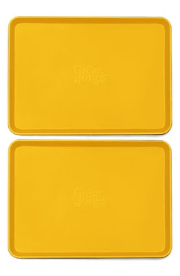 Great Jones Little Sheet Nonstick Quarter Sheet Pan Duo in Mustard at Nordstrom