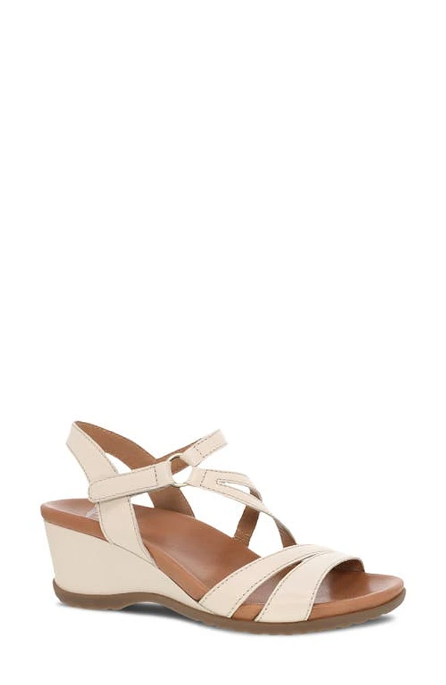 Dansko Addyson Wedge Sandal Ivory at Nordstrom,