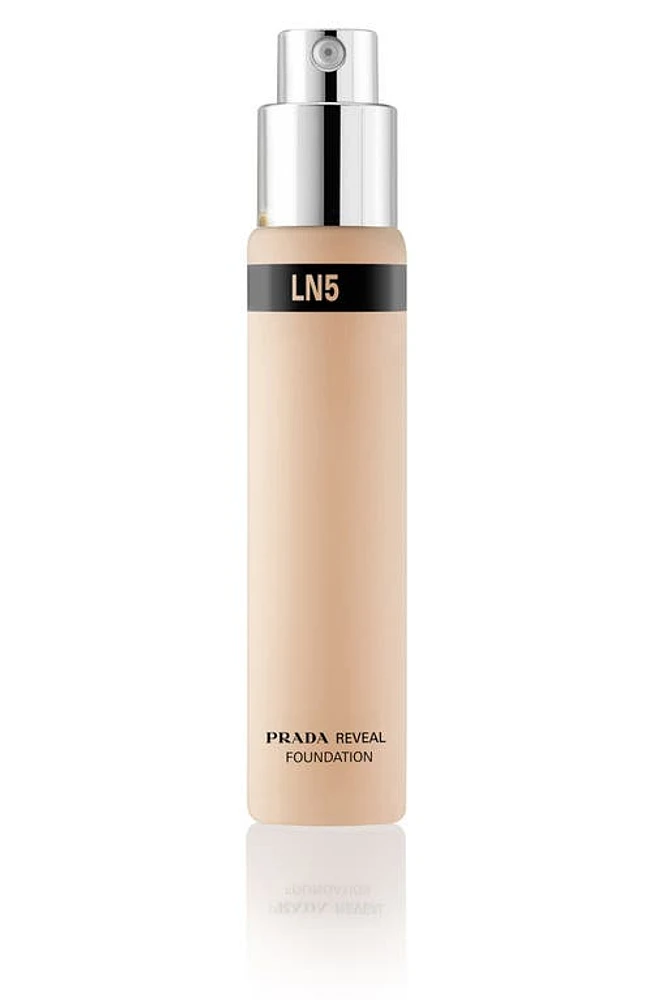 Prada Reveal Skin Optimizing Soft Matte Foundation Refill in Ln5 at Nordstrom