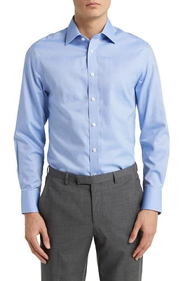 Charles Tyrwhitt Slim Fit Non-Iron Solid Royal Oxford Dress Shirt at Nordstrom,