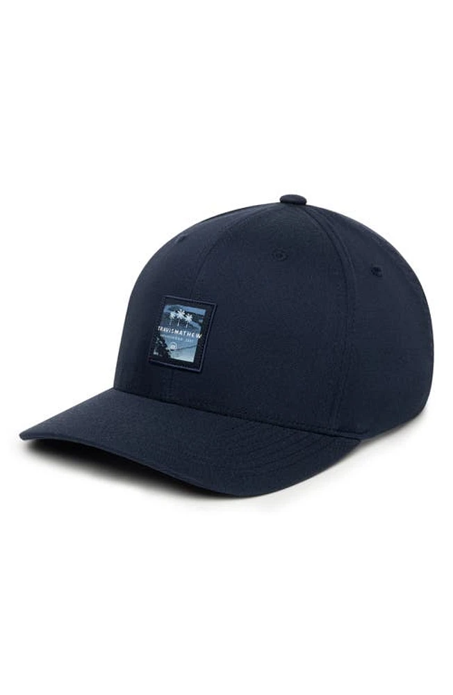 TravisMathew Adjustable Baseball Cap in Total Eclipse at Nordstrom