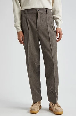 VISVIM McCloud Stripe Wool Blend Pants Charcoal at Nordstrom,