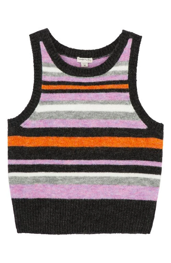 Habitual Kids Kid's Stripe Sweater Vest in Multi at Nordstrom, Size 14