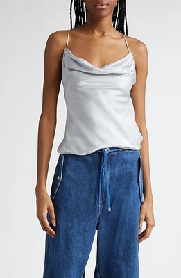 Dion Lee Rivet Detail Cowl Neck Camisole Dark Steam at Nordstrom, Us