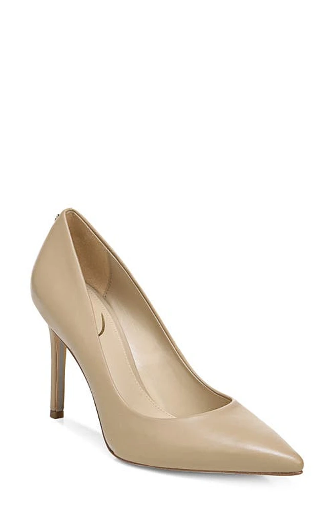 Sam Edelman Hazel Pointed Toe Pump Soft Beige at Nordstrom,