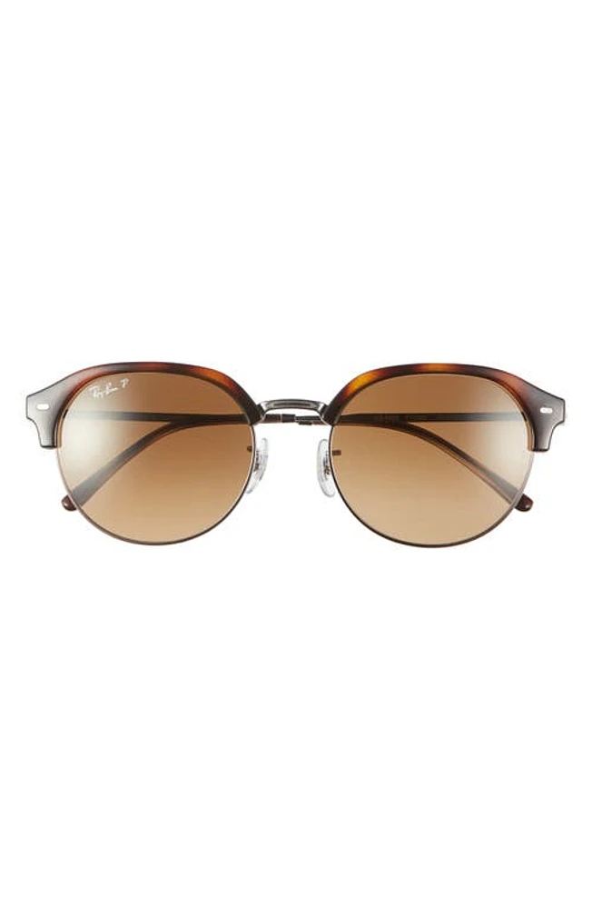 Ray-Ban 55mm Gradient Polarized Irregular Sunglasses in Havana at Nordstrom