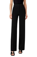 Akris punto Chiaro Jersey Straight Leg Pants 009 Black at Nordstrom,