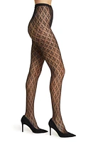 Stems Garden Fishnet Tights in Black at Nordstrom