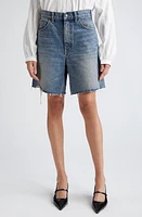 Nili Lotan Russel Denim Cutoff Shorts Summer Wash at Nordstrom,