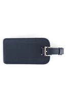 ROYCE New York Leather Luggage Tag in Navy Blue at Nordstrom