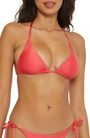 Becca Color Sheen Triangle Bikini Top Paprika at Nordstrom,