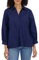 Foxcroft Frankie Poplin Shirt at Nordstrom,